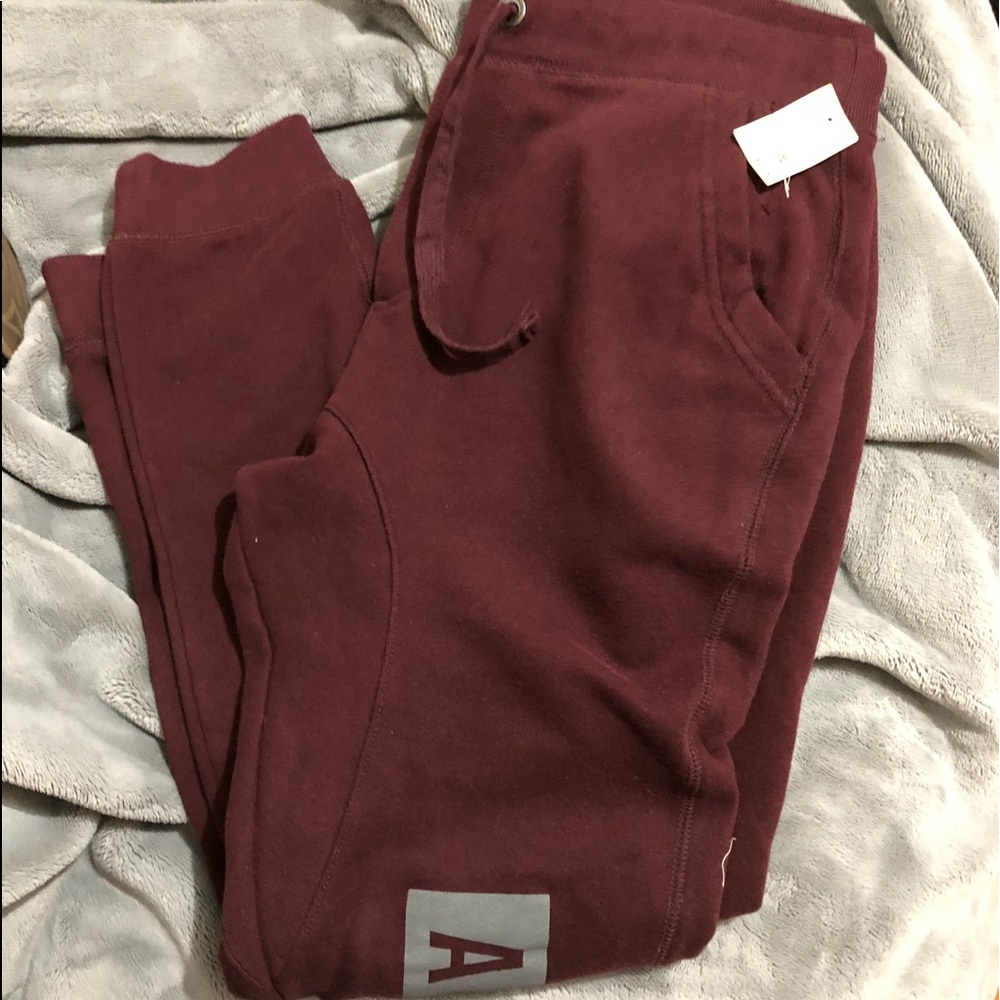 Maroon Aeropostale sweatpants